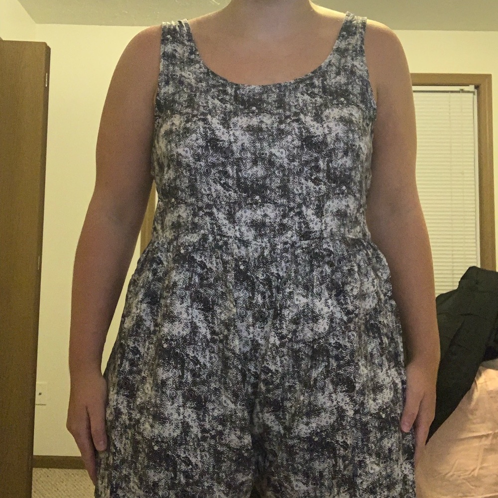 Lace Back Romper (size medium)